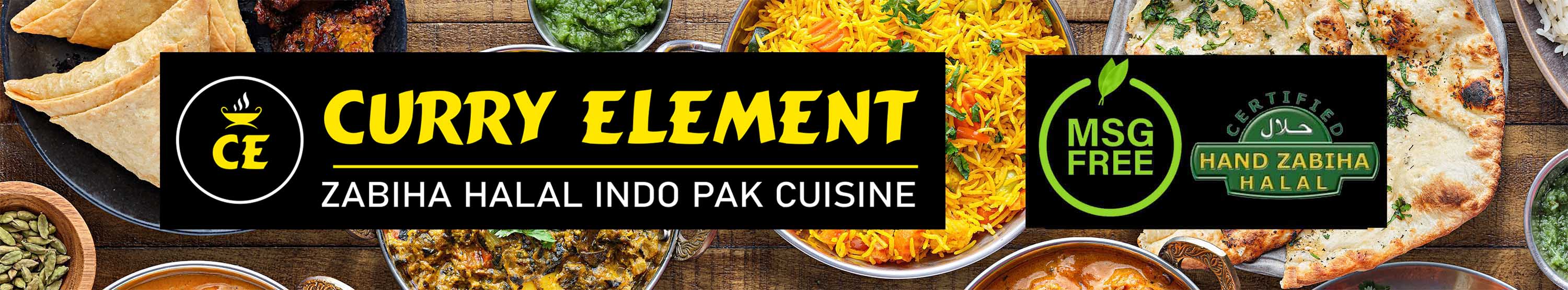Curry Element Restaurant Banner