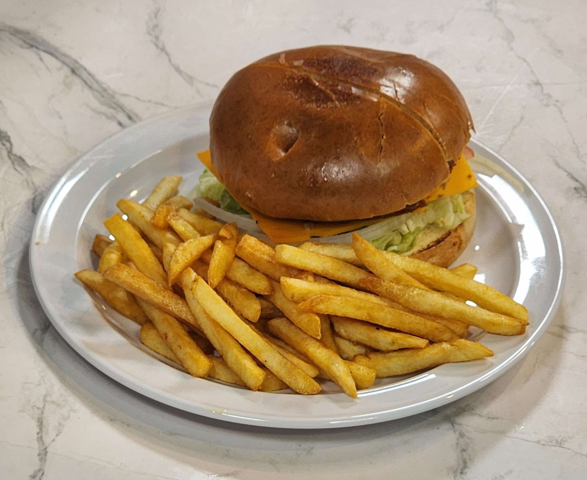 Chicken Burger with Fries