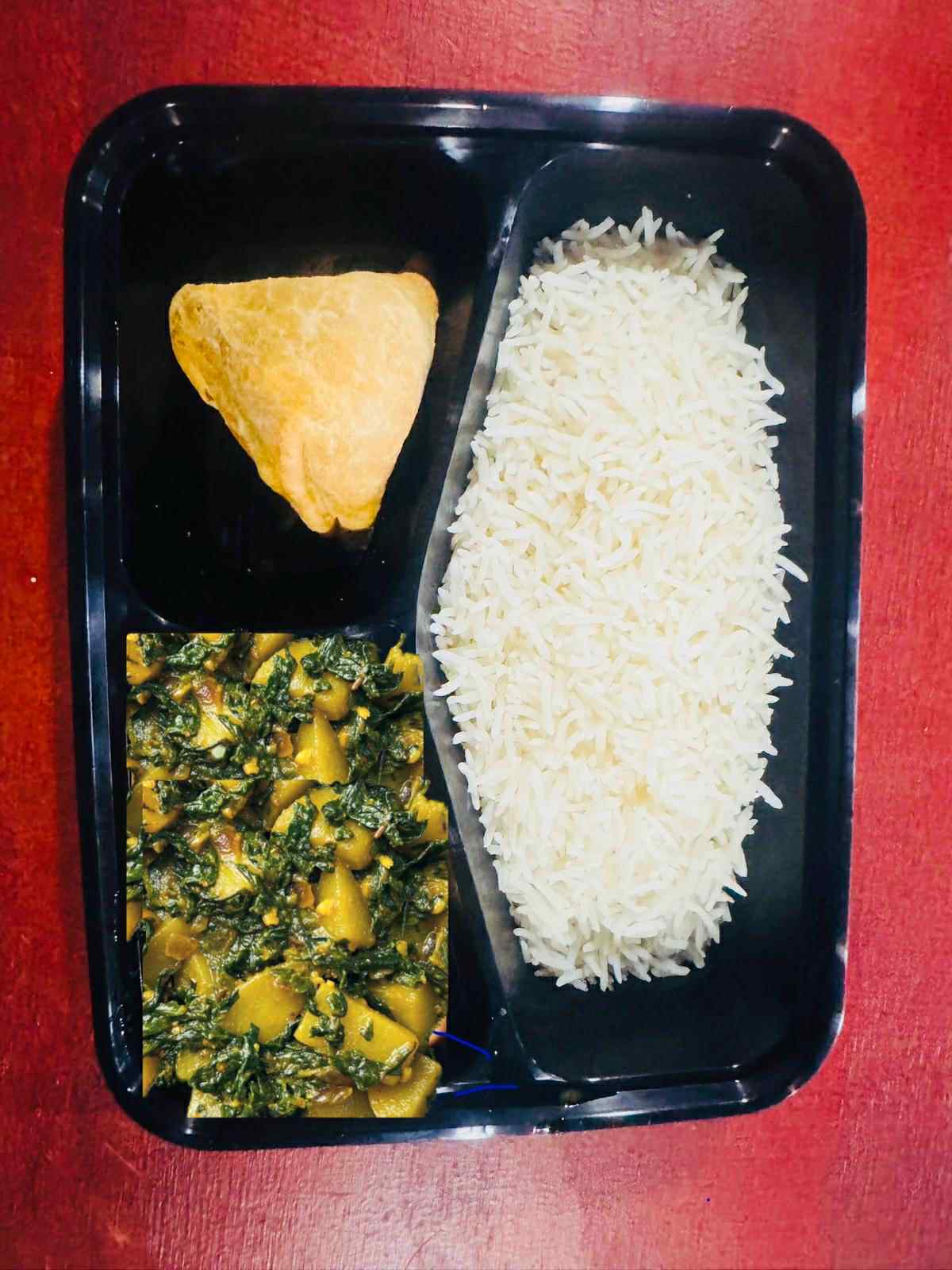 allu palak lunch combo