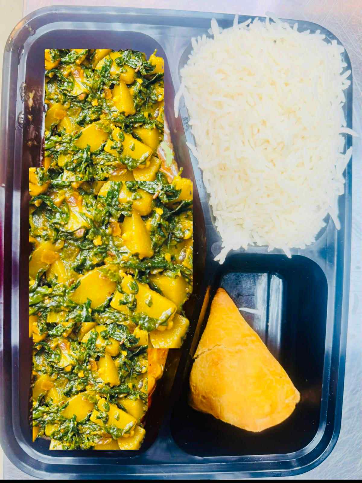 allu palak lunch combo